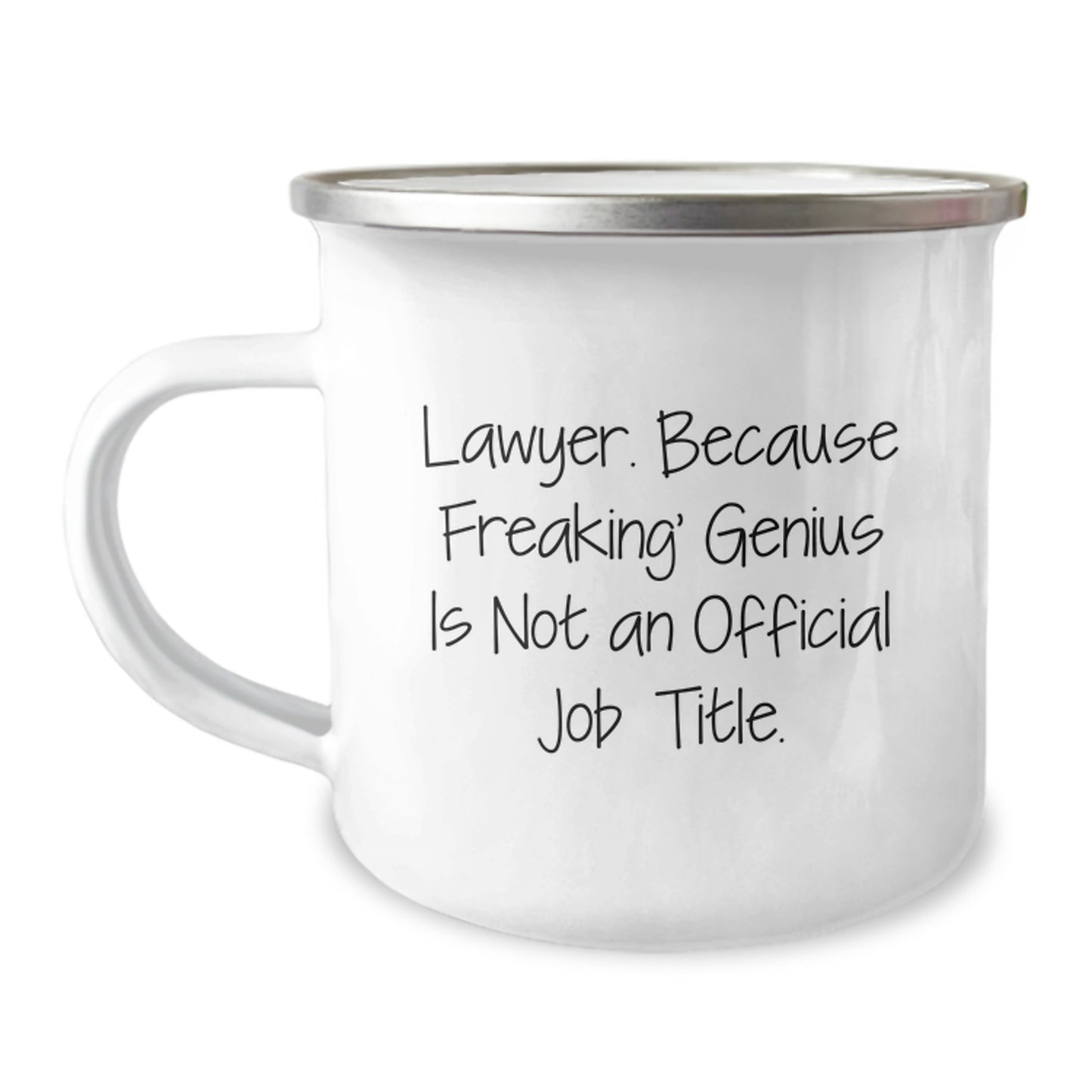 Lawyer Keepsake Camping Mug for Him Birthday Gift - Image 1