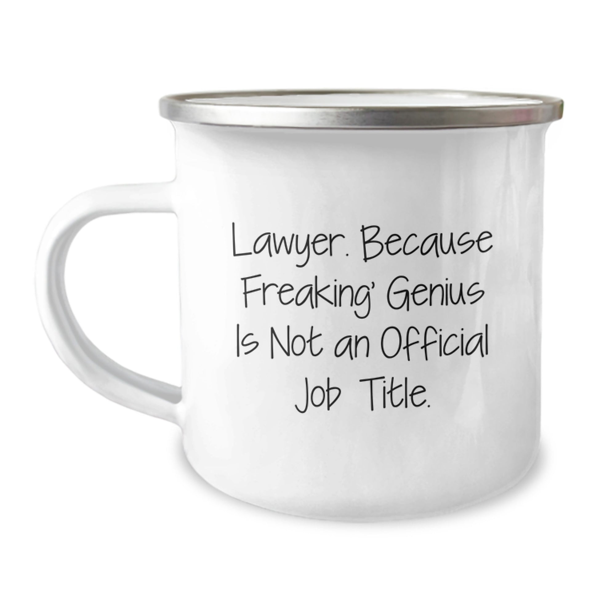 Lawyer Keepsake Camping Mug for Him Birthday Gift - Image 1