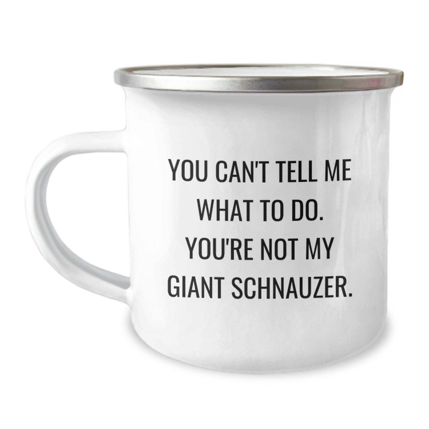 Funny Giant Schnauzer Dog Camping Mug for Birthday - Gifts from Family to Friends, Unique Birthday Unique Gifts for Giant Schnauzer Dog Lovers - Image 1