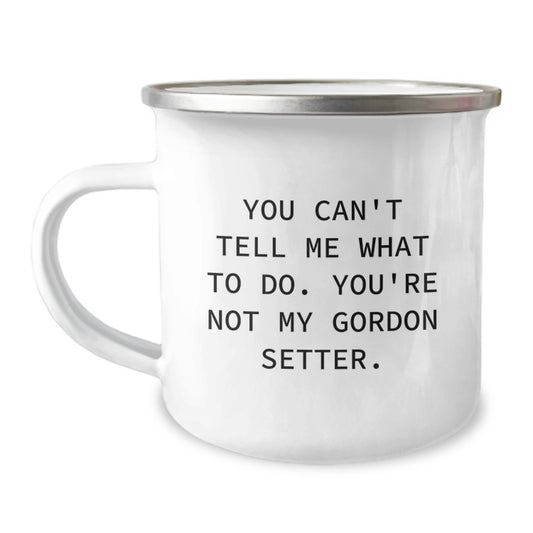 Funny Gordon Setter Dog Camping Mug Gifts for Him from Friends or Family - Birthday Unique Idea - Image 1