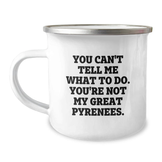 Funny Great Pyrenees Dog Lover Gifts for Men, Women, Friends - Camping Mug for Birthday Unique Presents from Family - Image 1