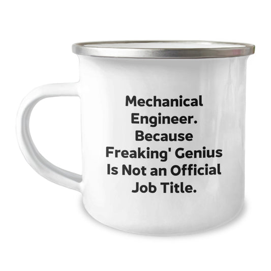 Mechanical Engineer Gift for Him - A Witty Keepsake Camping Mug - Image 1