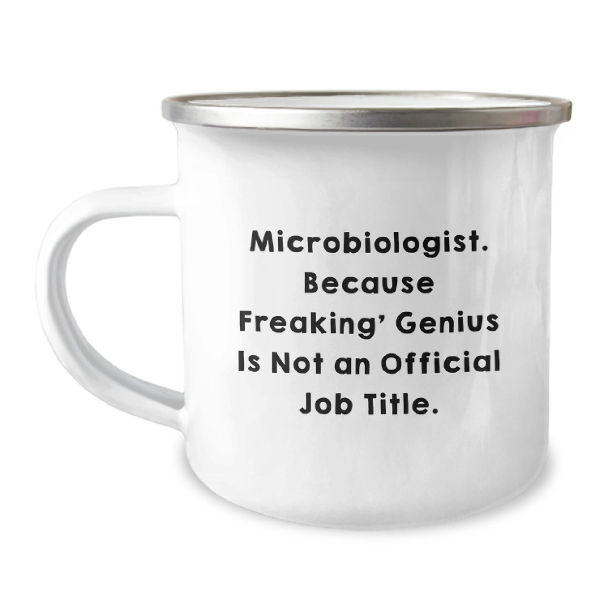Funny Microbiologist Gifts from Family to Friends for Graduation Unique Present - Camping Mug - Image 1