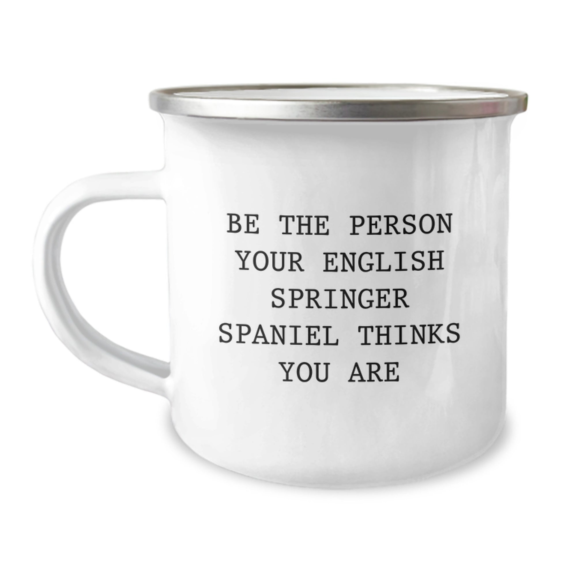 English Springer Spaniel Dog Lover's Camping Mug - Valentine's Unique Gifts from Men to Family - Image 1