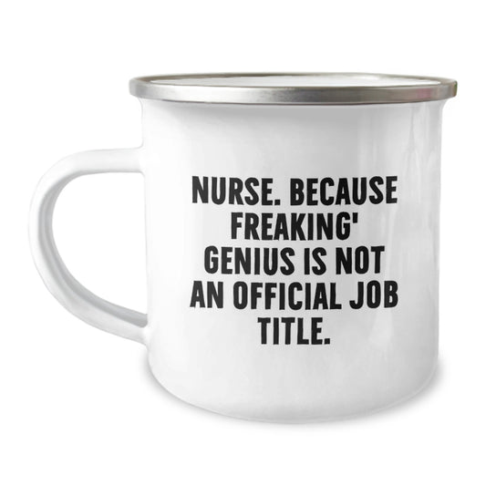Funny Nurse Gifts for Graduation Unique Camping Mug from Family to Men Women Friends Coworkers - Image 1