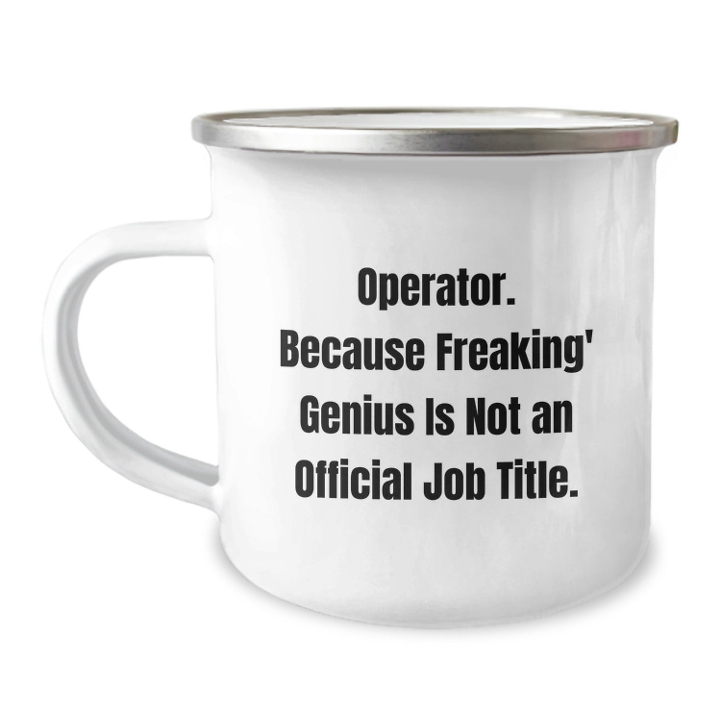 Operator Gifts for Men from Friends - Funny Camping Mug, Graduation Unique Gifts from Operator Enthusiast - Operator genius Mugs - Image 1