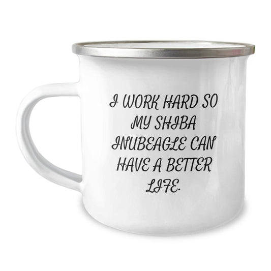 Shiba Inu Dog Lover Gifts, Funny Camping Mug for Men, Women, Friends, Family - Unique Birthday Unique Gift Ideas - Image 1