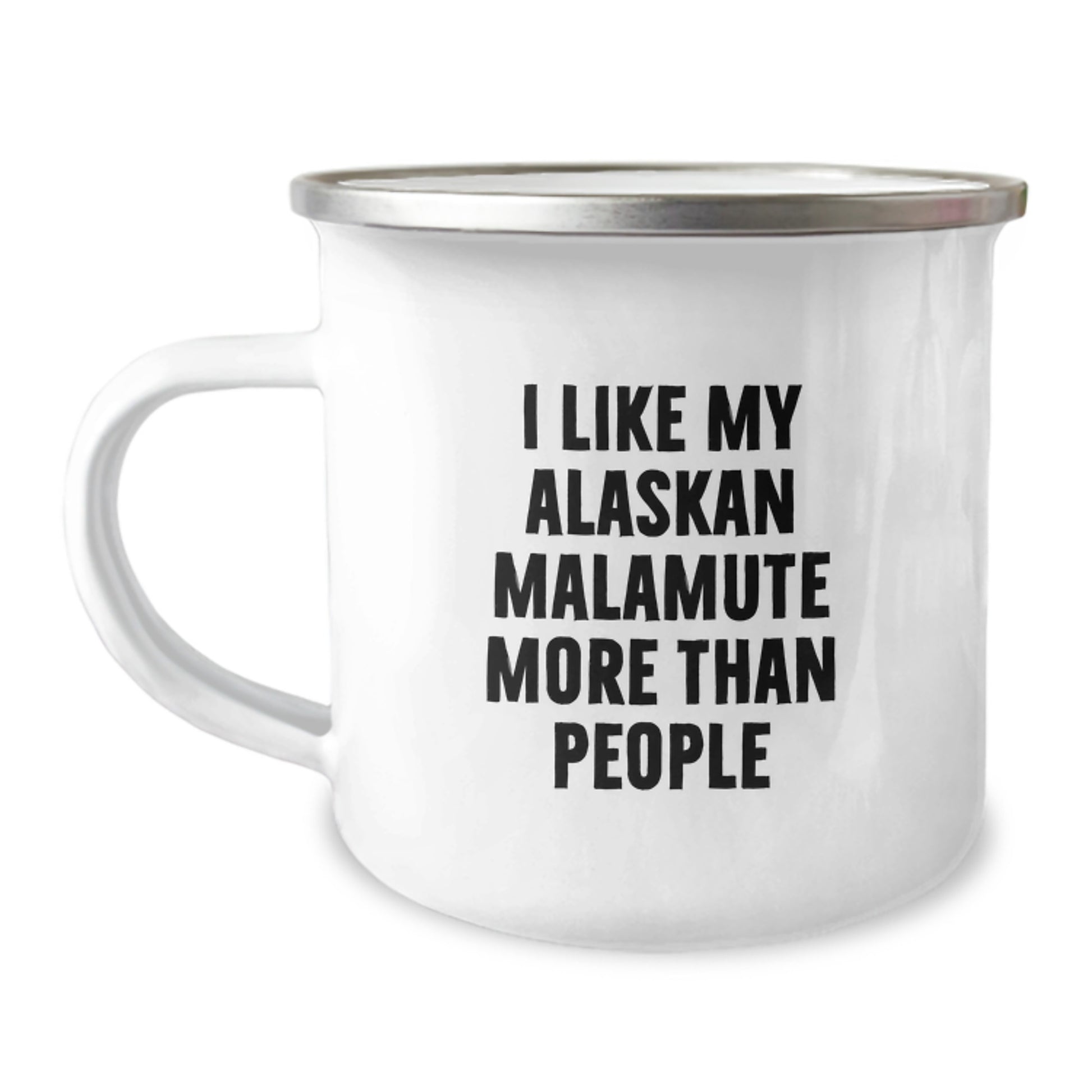 Funny Alaskan Malamute Dog Camping Mug Gifts from Friends and Family - Birthday Unique Presents for Alaskan Malamute Dog Lovers - Image 1