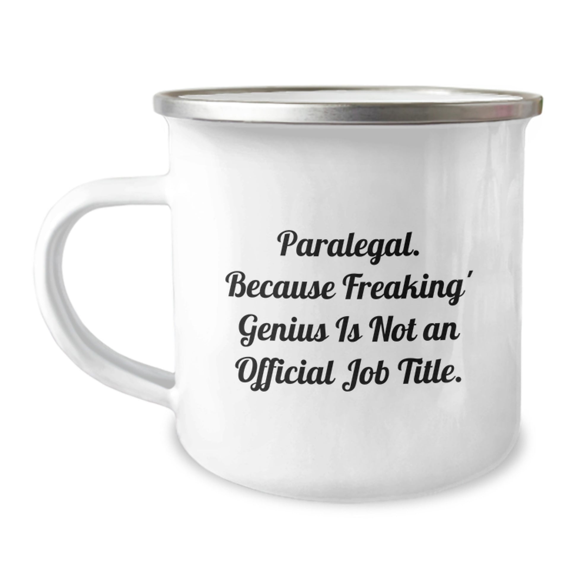 Funny Paralegal Gifts for Graduation, Paralegal Camping Mug, Inspirational Quote Gifts from Men to Paralegal Friends - Image 1