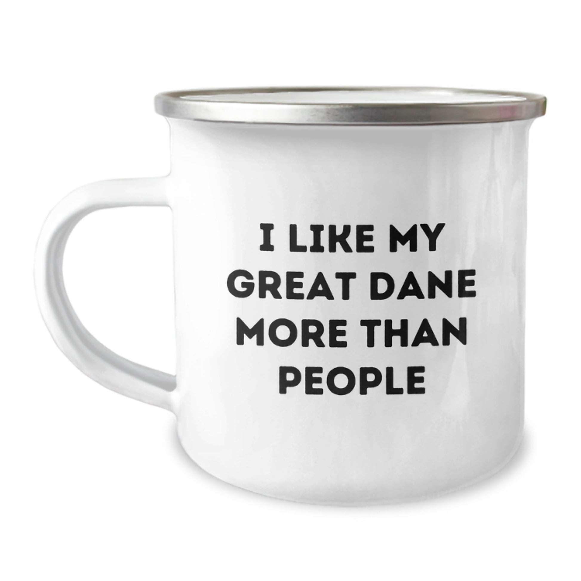 Great Dane Dog Lover's Funny Camping Mug Gifts from Family for Valentine's - Image 1