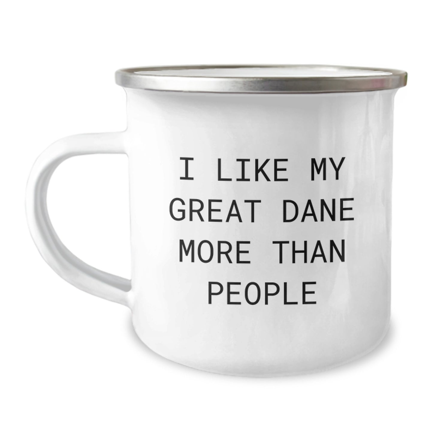 Sweet Valentine's Gifts for Great Dane Dog Lovers from Friends, Funny Camping Mugs for Men, Great Dane Dog Enthusiasts - Image 1