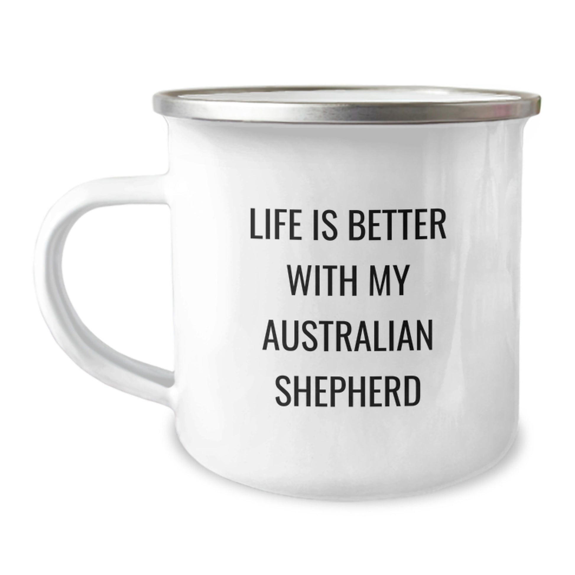 Australian Shepherd Dog Lover Gifts from Family Camping Mug - Life Is Better With My Australian Shepherd - Valentine's Unique - Image 1