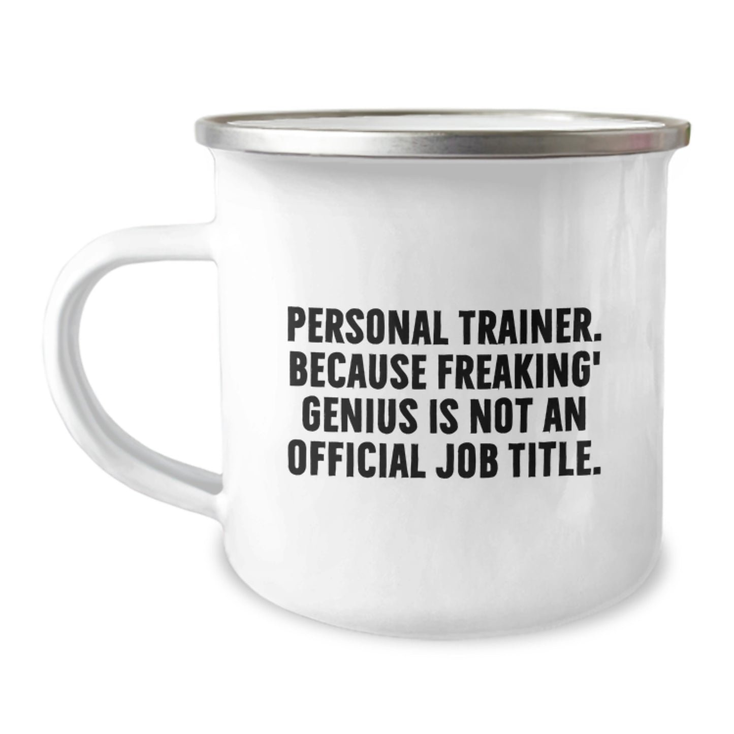 Personal Trainer Keepsake Camping Mug for Him Birthday Gift - Image 1