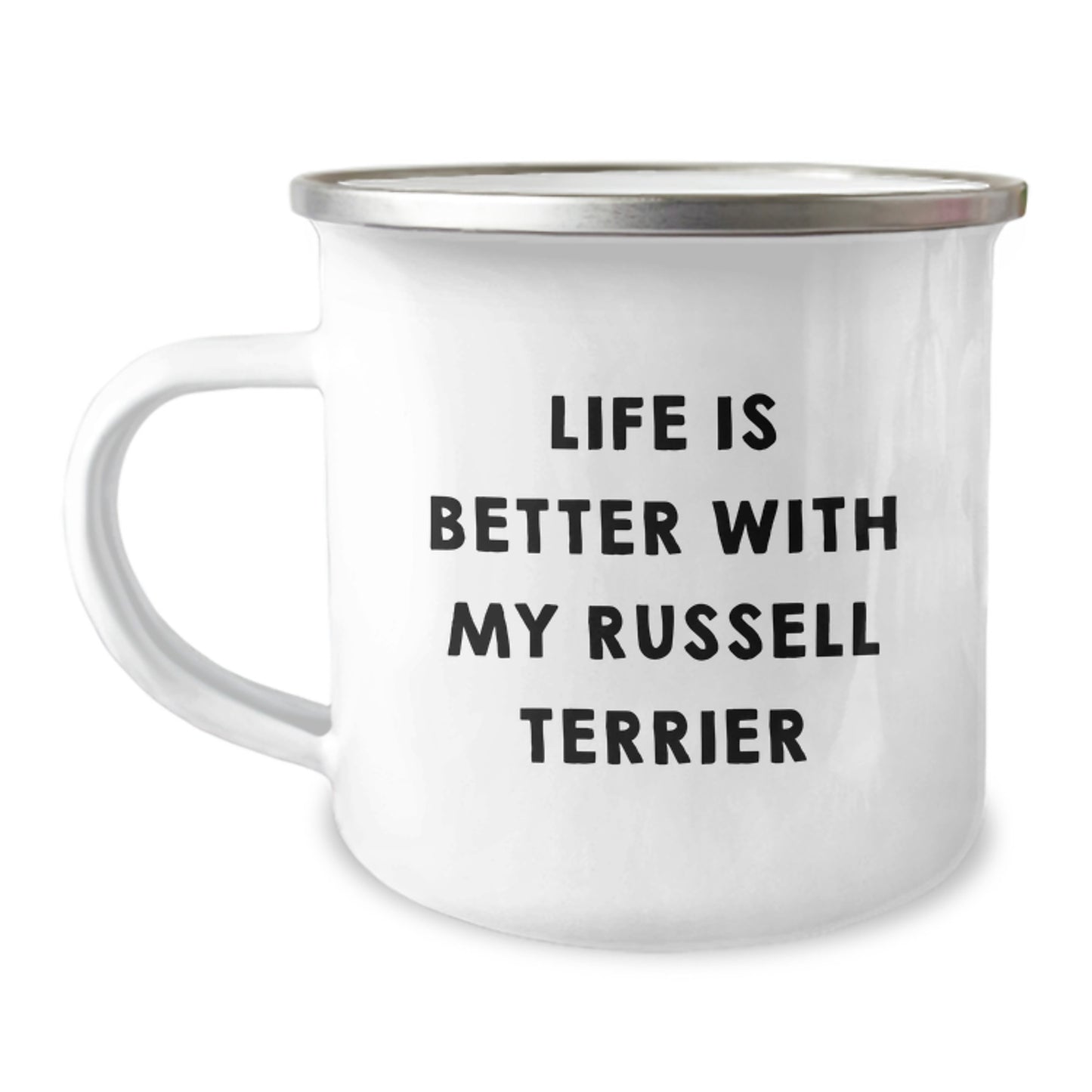 Russell Terrier Keepsake Durable Camping Mug for Him Birthday Gift - Image 1