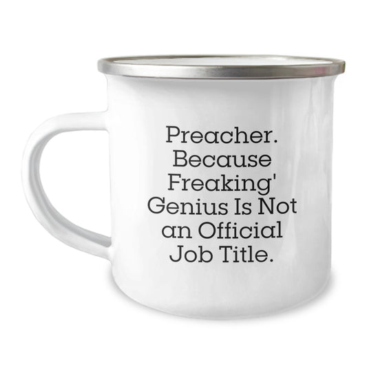 Preacher Camping Mug Gift for Him - A Hilarious Keepsake - Image 1
