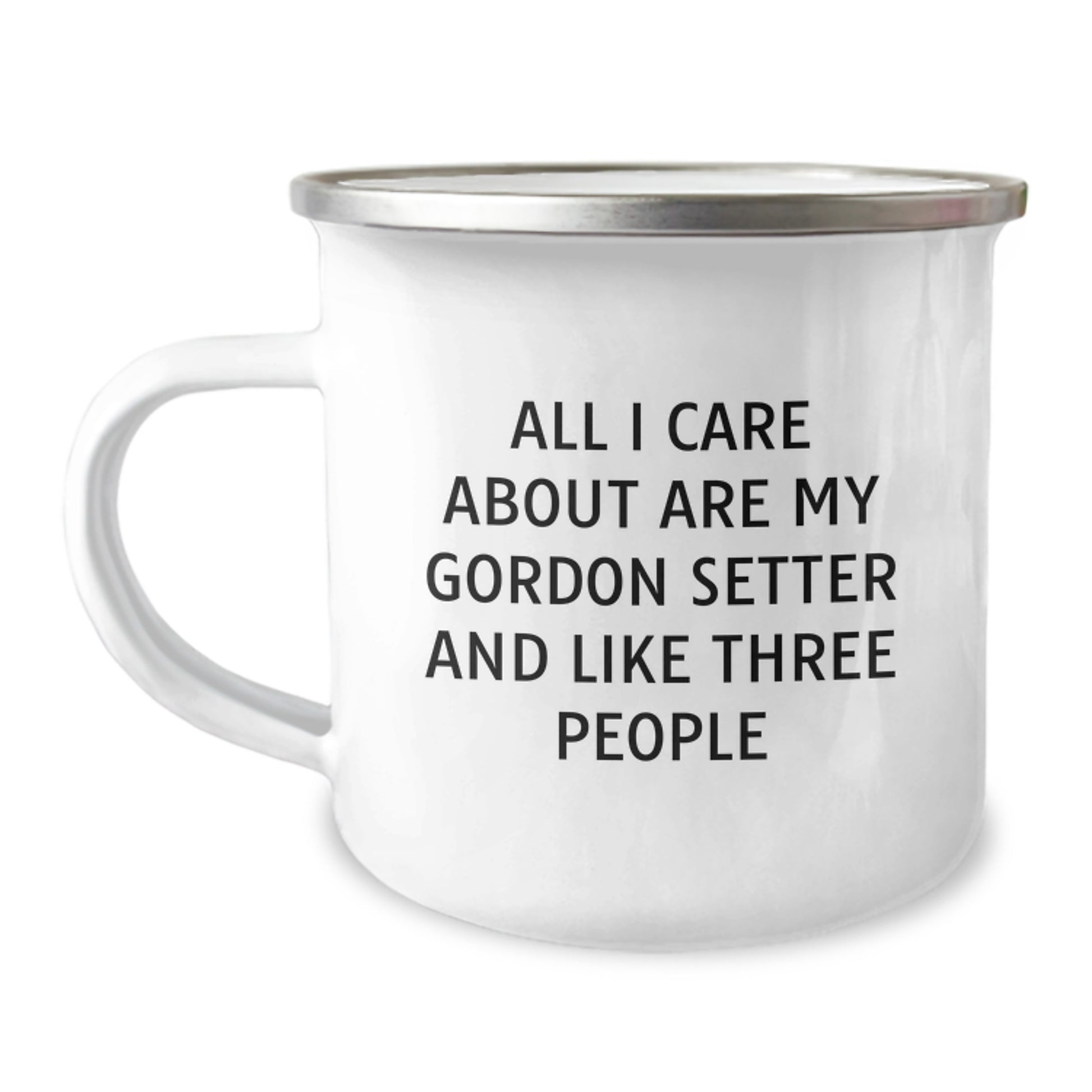 Gordon Setter Dog Lover Funny Camping Mug Gifts for Him Birthday Unique Ideas from Friends - Image 1