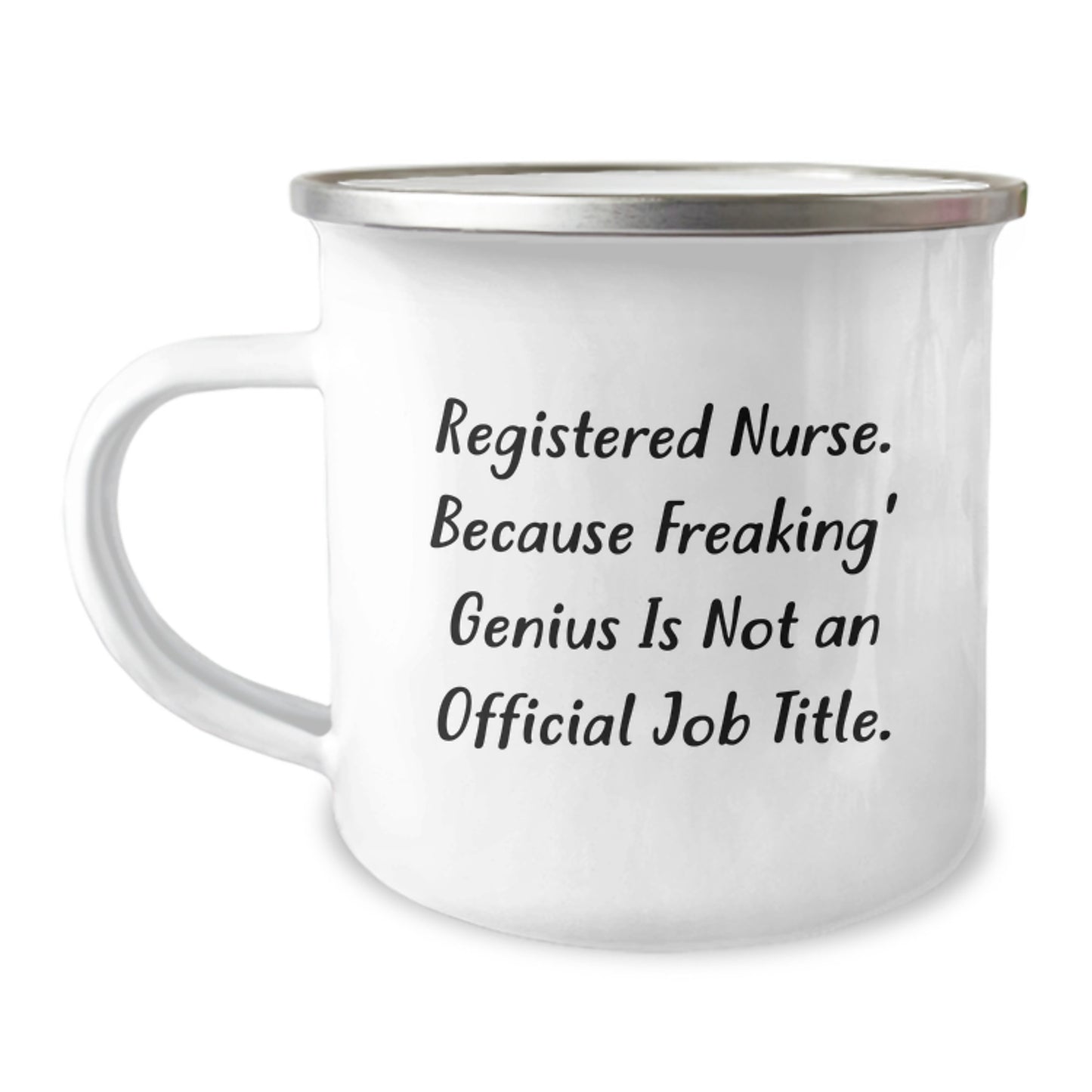 Birthday Gift for Her Registered Nurse Camping Mug Present - Image 1