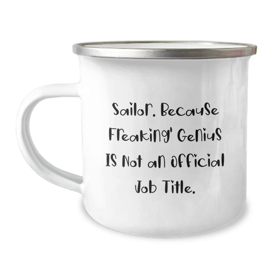 Camping Mug Gift for Coworkers - Sailor Idea with a Humorous Tone - Image 1