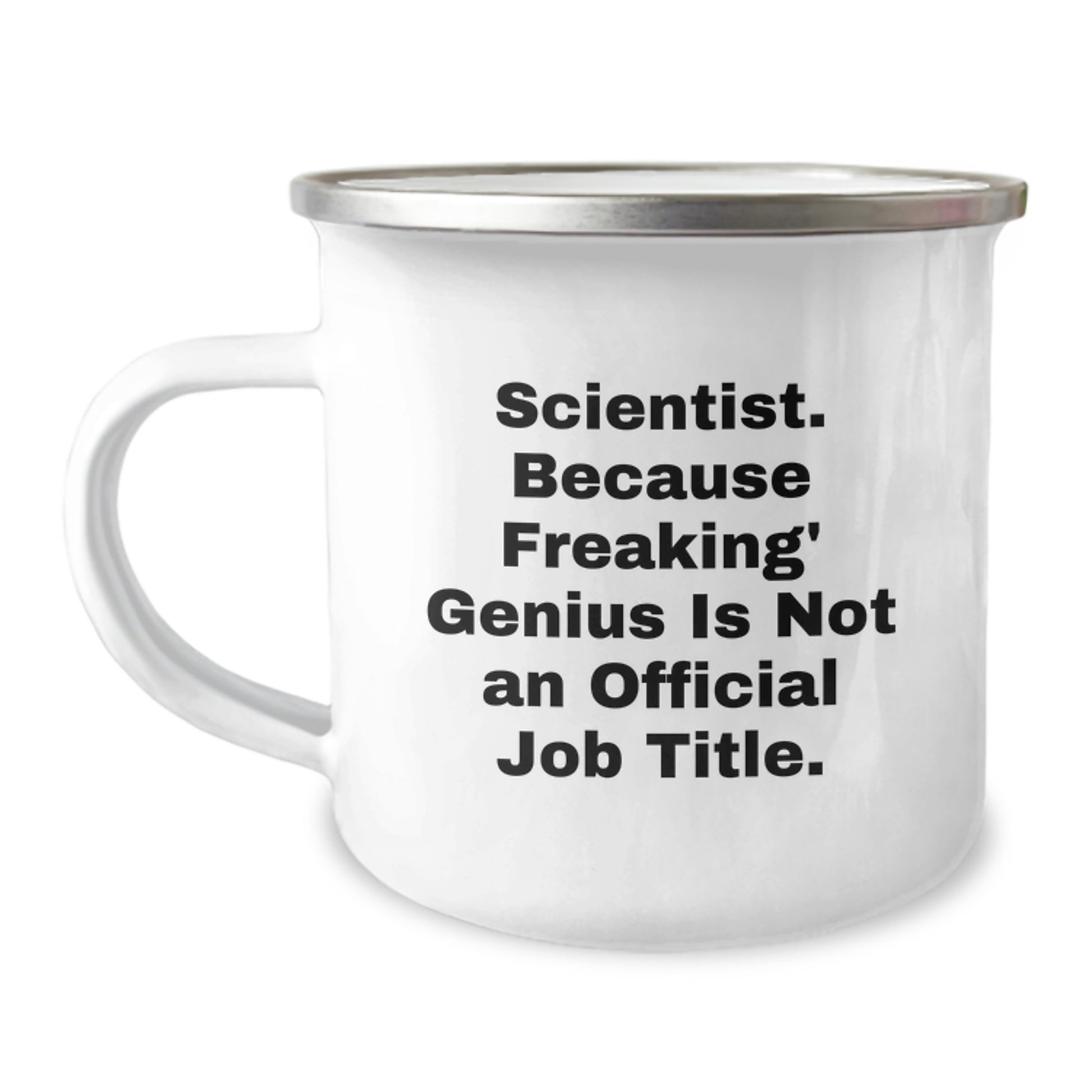 Scientist Keepsake Camping Mug Birthday Gift for Him - Image 1
