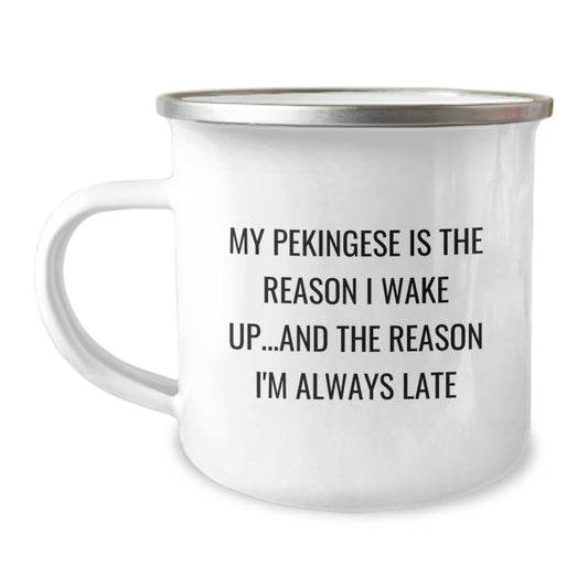 Funny Pekingese Dog Lover Gifts from Friends Unique Birthday Mugs for Men Women Family - Image 1