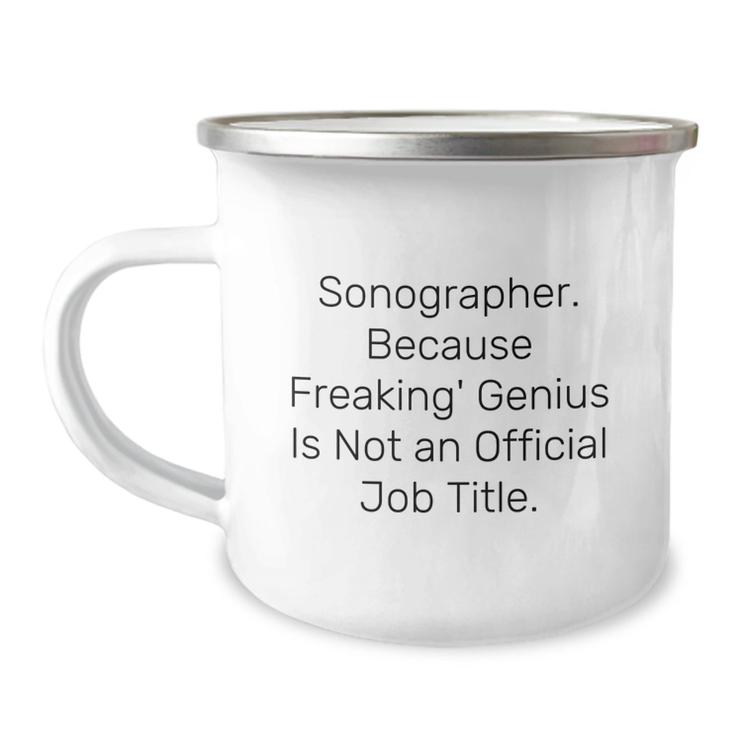 Sonographer Keepsake Camping Mug for Him Graduation Unforgettable Gift - Image 1