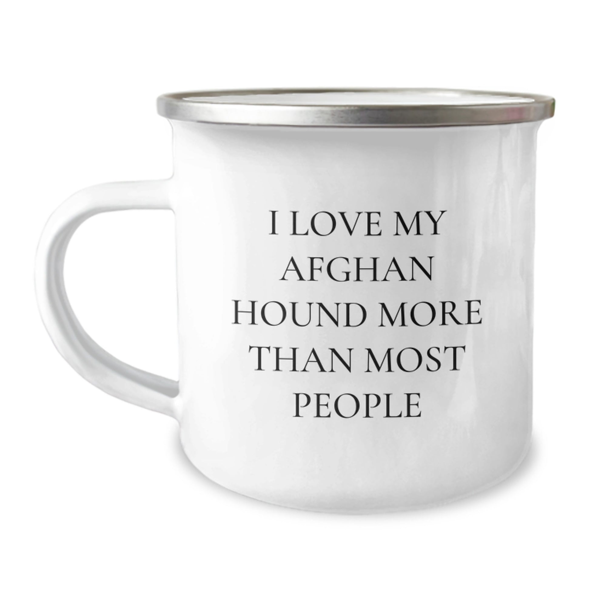 Funny Afghan Hound Dog Lover Gifts from Friends for Birthday Unique Camping Mugs - Image 1