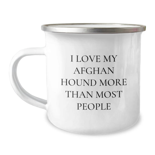 Funny Afghan Hound Dog Lover Gifts from Friends for Birthday Unique Camping Mugs - Image 1