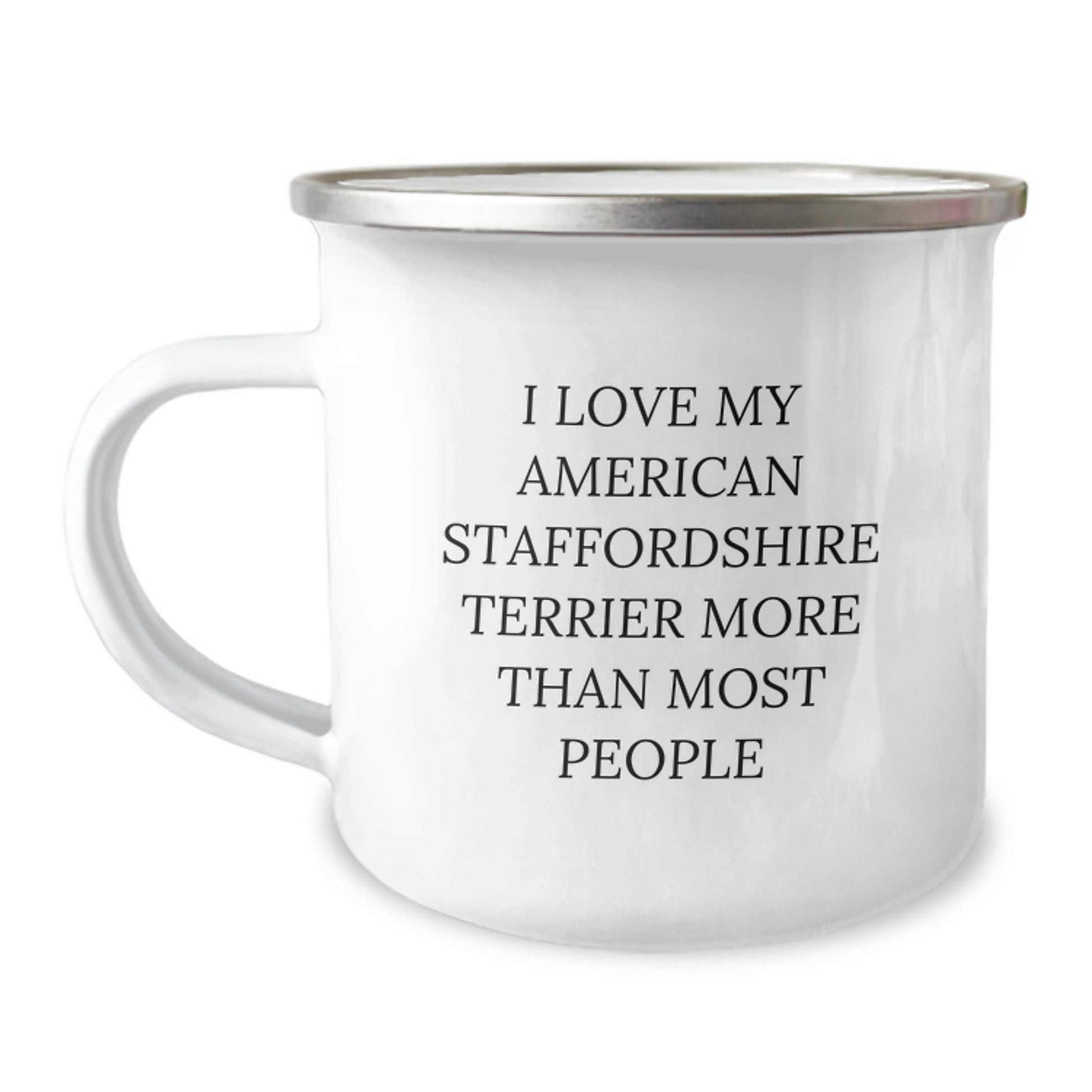 Funny American Staffordshire Terrier Dog Gifts, American Staffordshire Terrier Dog Lover Birthday Mug, Gifts from Friends for Dog Mom or Dad - Image 1