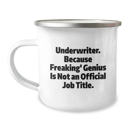 Underwriter Keepsake Camping Mug for Him Birthday Gift - Image 1