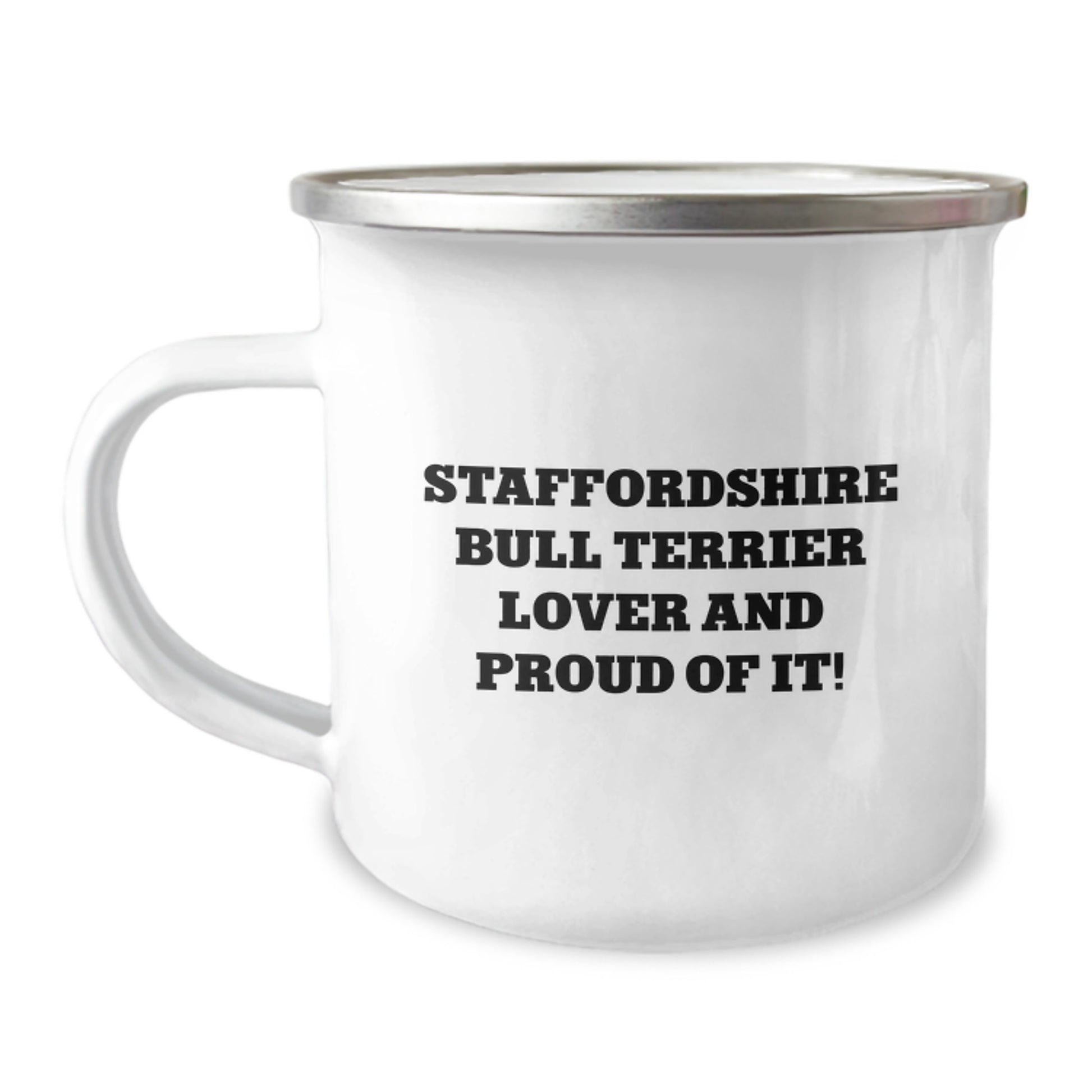 Staffordshire Bull Terrier Dog Lover Gifts from Friends and Family, Funny Quote Valentine's Unique Mugs for Staffordshire Bull Terrier Dog Lovers, 12 oz Stainless Steel - Image 1