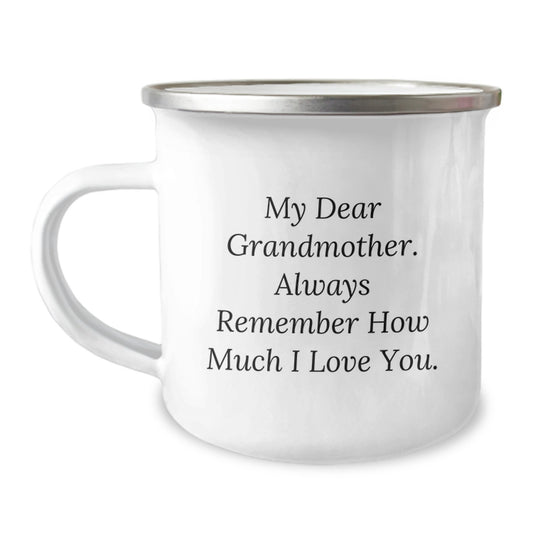 Grandmother Keepsake Camping Mug Birthday Gift for Her My Dear - Image 1