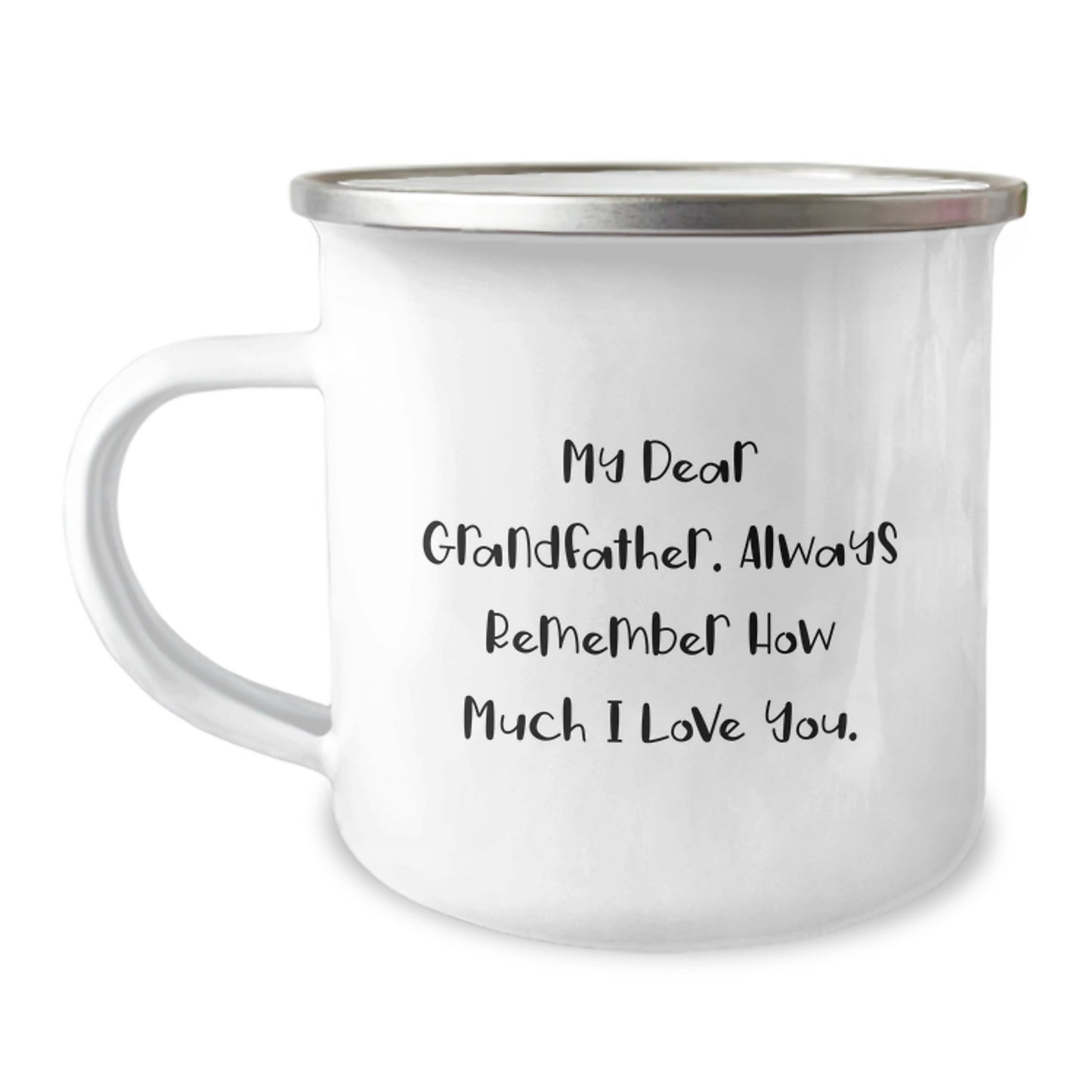 Grandfather Camping Mug Graduation Gift for Dad Heartfelt Present - Image 1