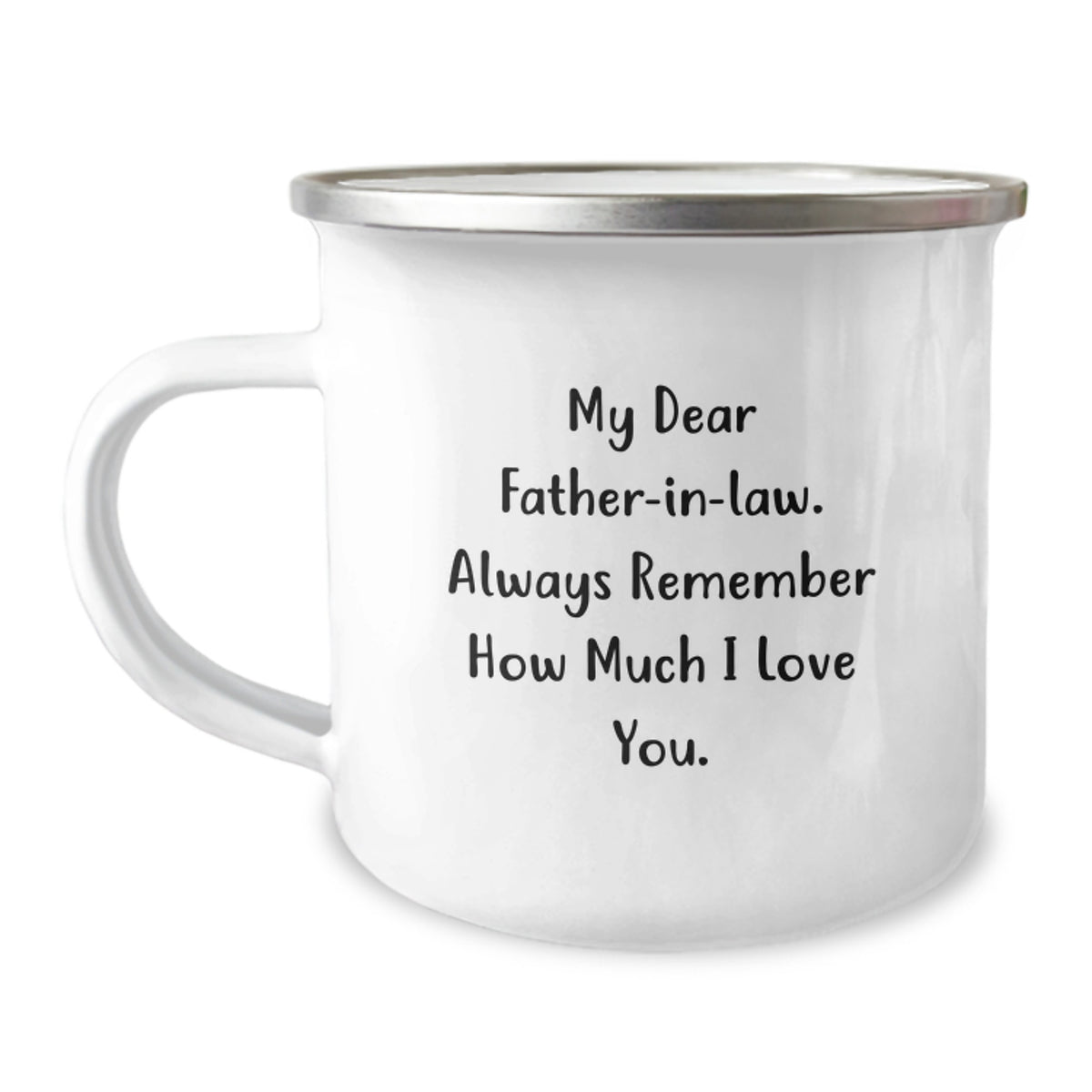 Camping Mug Gift for Father-in-law - Heartfelt Message - Image 1