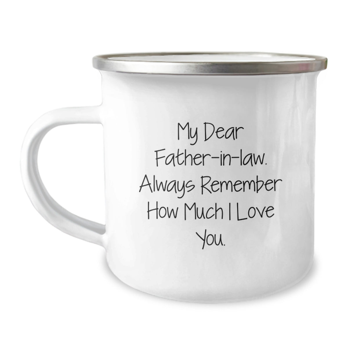 Father-in-Law Camping Mug Gift Sentimental Keepsake for Him - Image 1
