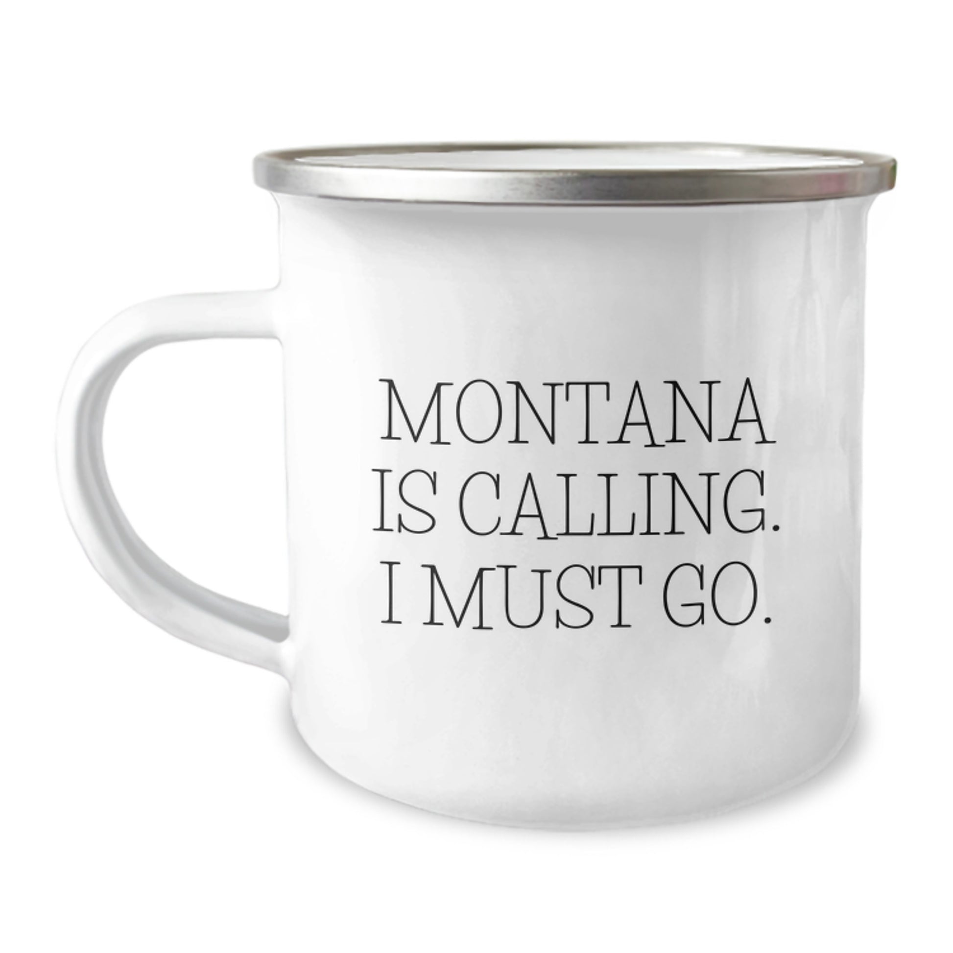 Unique Gifts from Friends and Family to Enjoy Montana Adventures, A Funny Camping Mug for Birthday Unique Gifts, Montana Is Calling I Must Go - Image 1