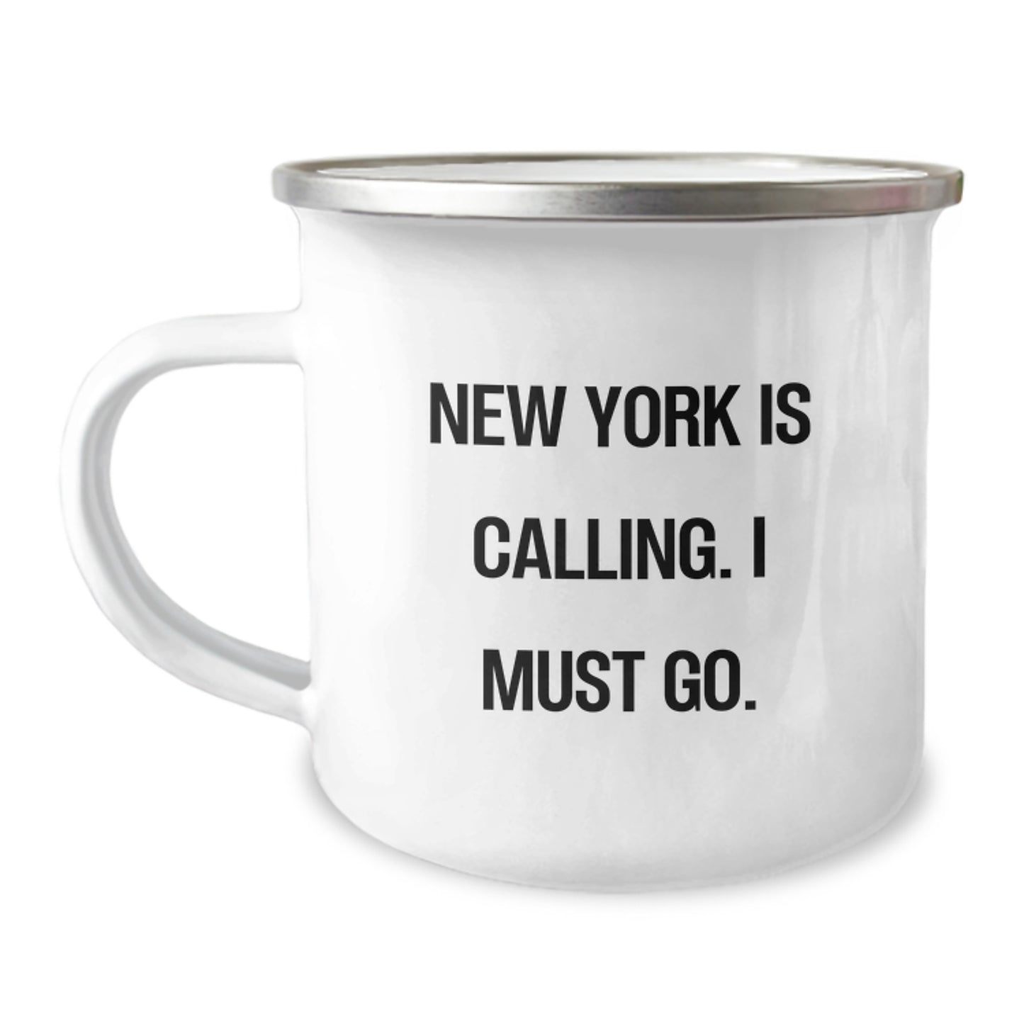 New York Camping Mug, Funny Quote Gifts for New York Lovers from Friends, Perfect for Birthday Unique Gifts - Image 1