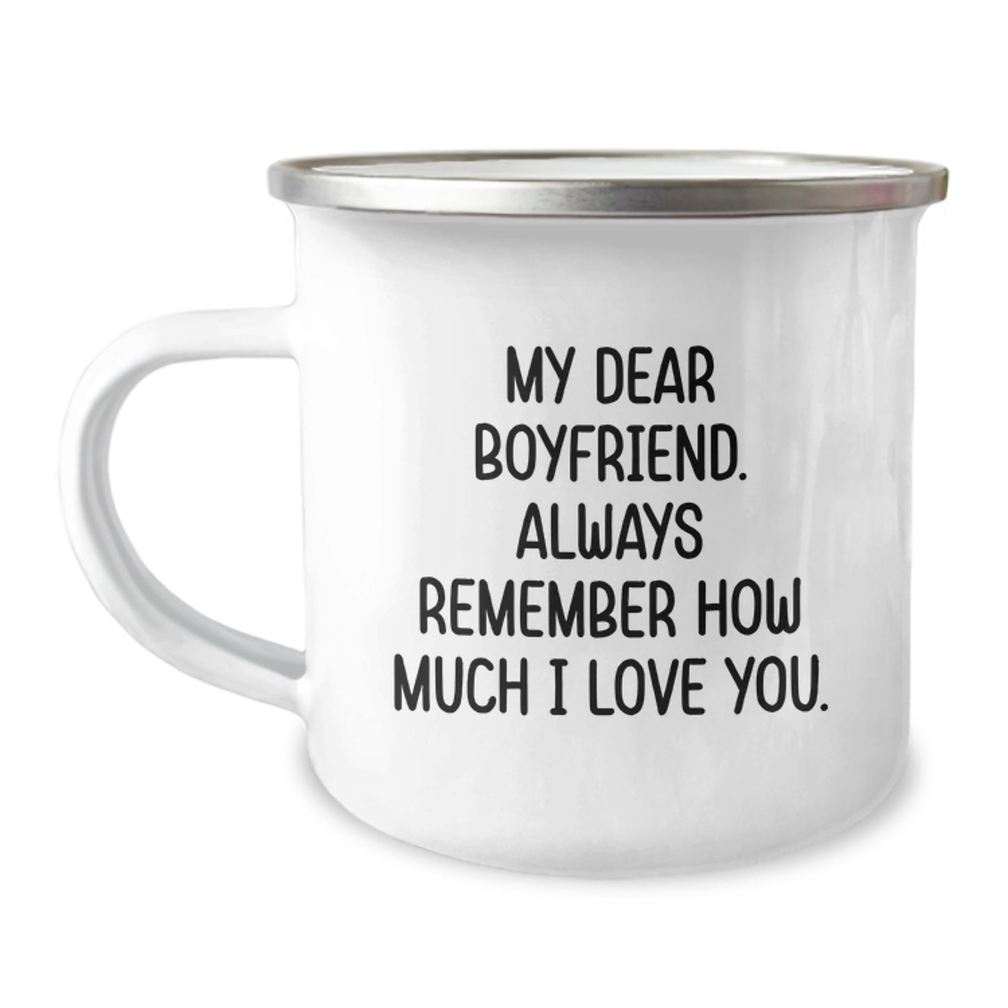 Boyfriend Keepsake Camping Mug for Him Birthday Gift With Love - Image 1
