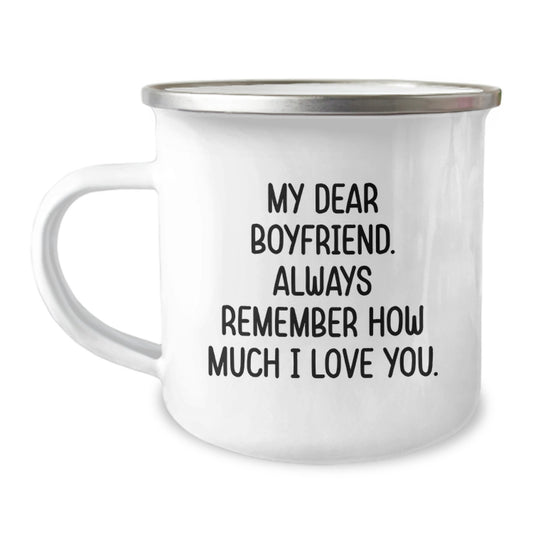 Boyfriend Keepsake Camping Mug for Him Birthday Gift With Love - Image 1