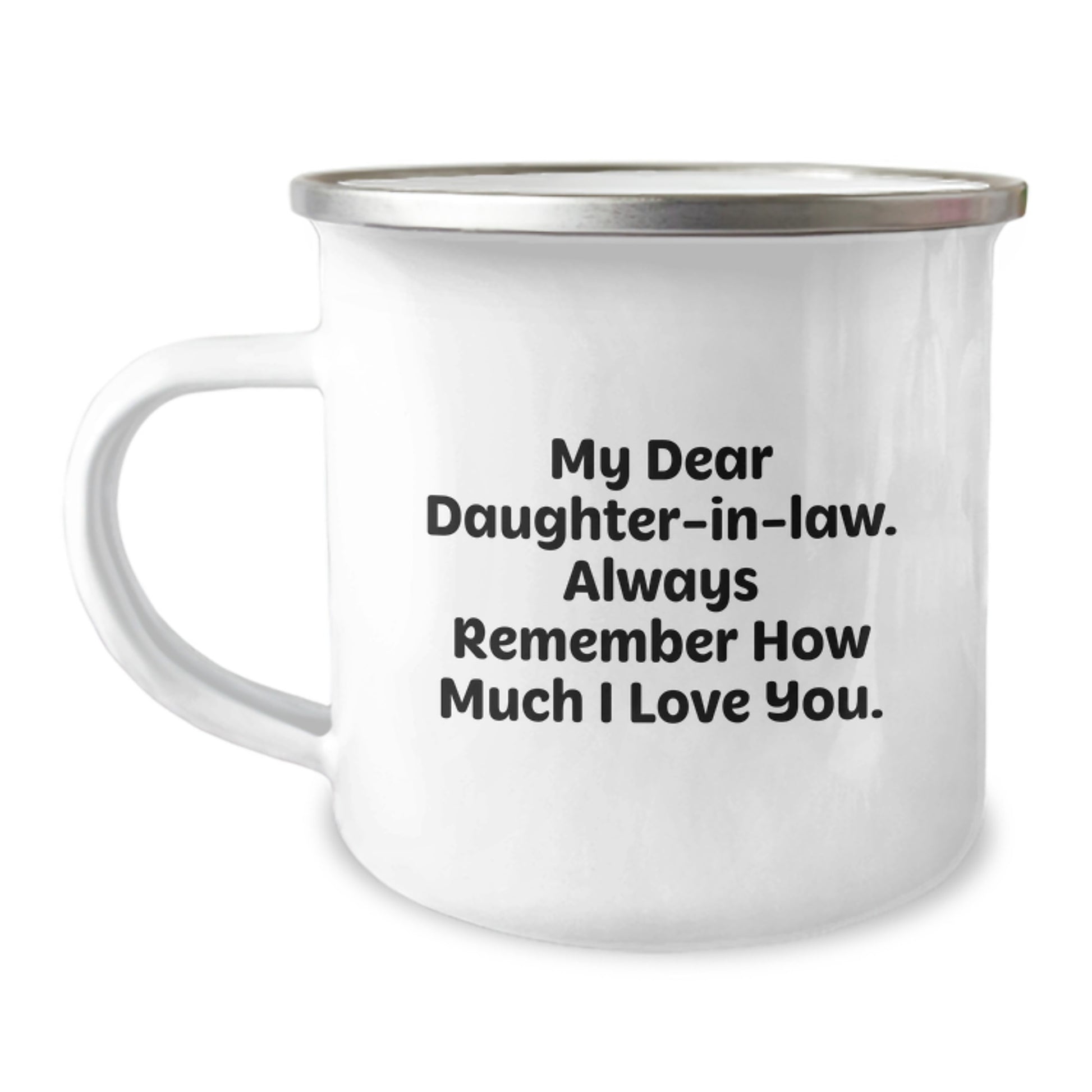 Funny Daughter-in-law Gifts, Graduation Unique Gifts for Daughter-in-law, Camping Mug from Family - Image 1