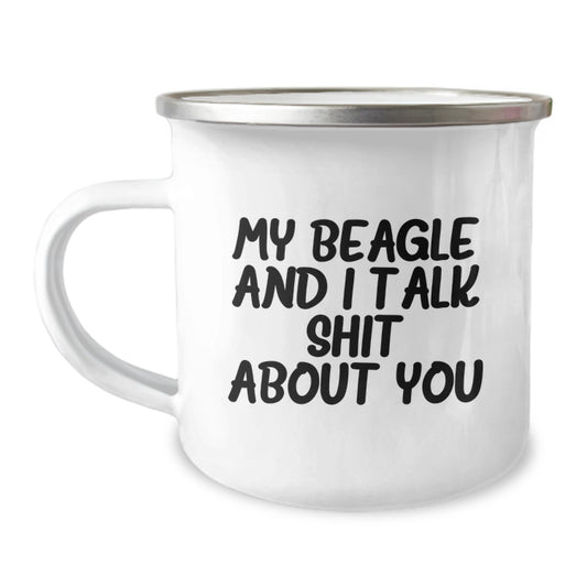 Beagle Camping Mug Keepsake for Him Ultimate Surprise Graduation Gift - Image 1