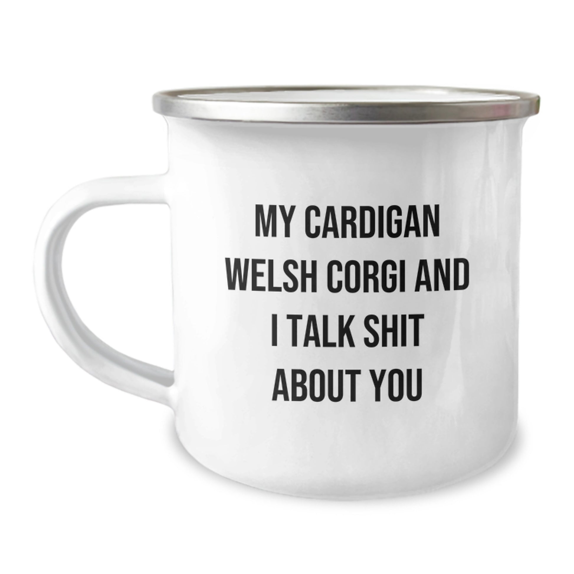 Birthday Gift for Her Cardigan Welsh Corgi Camping Mug Present - Image 1