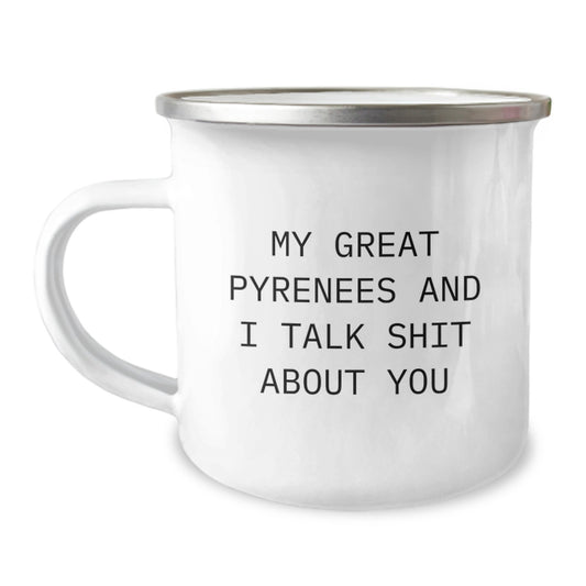 Great Pyrenees Keepsake Camping Mug for Him Surprise Birthday Gift - Image 1