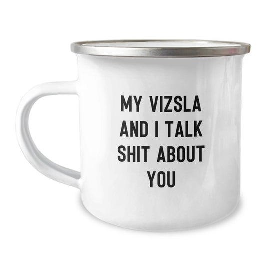 Birthday Gift Vizsla Dog Camping Mug Keepsake for Her - Image 1