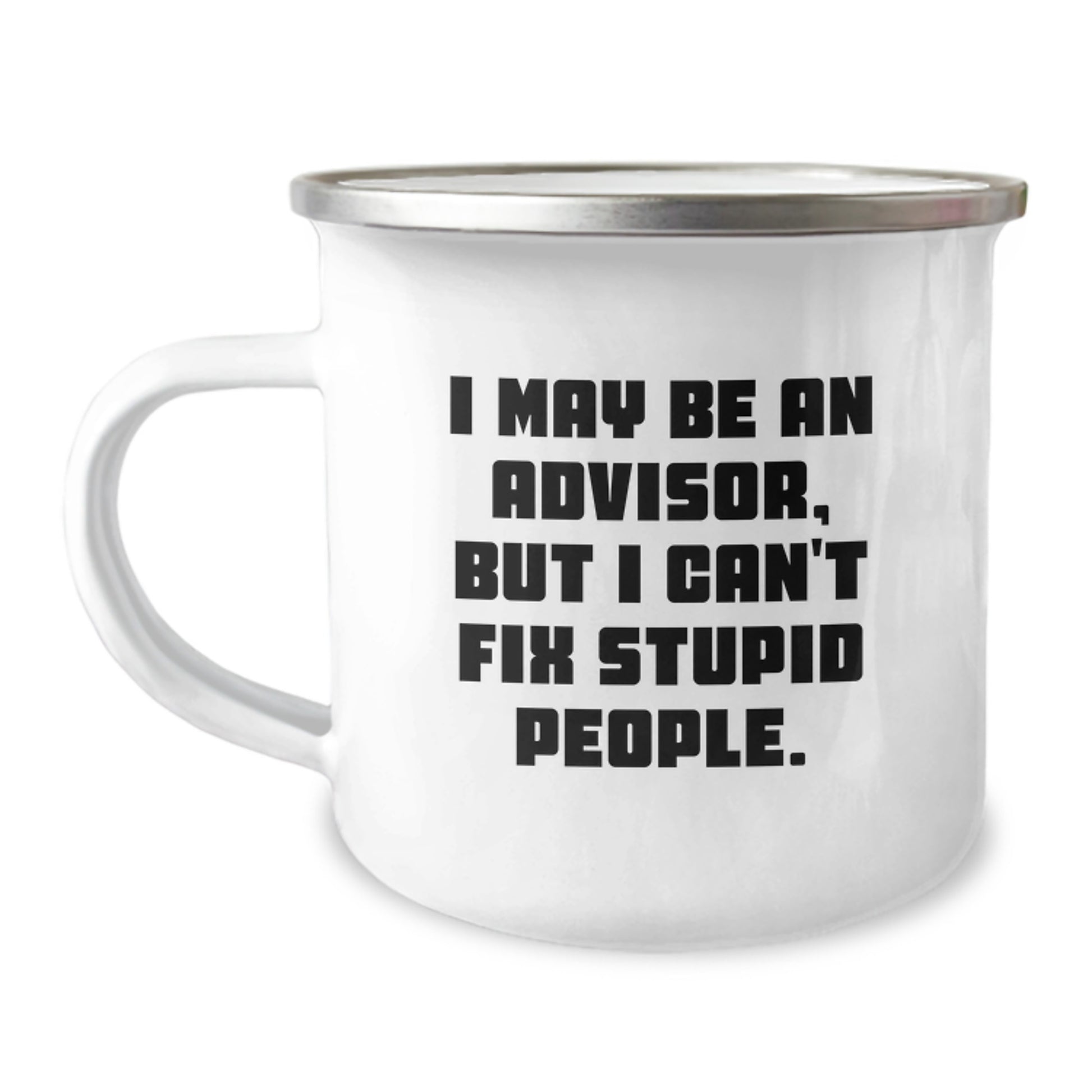 Advisor Keepsake Camping Mug for Him Birthday Gift with Enamel Finish 12 - Image 1
