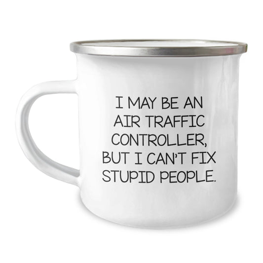 Air Traffic Controller Novelty Camping Mug for Friends Birthday Gift - Image 1