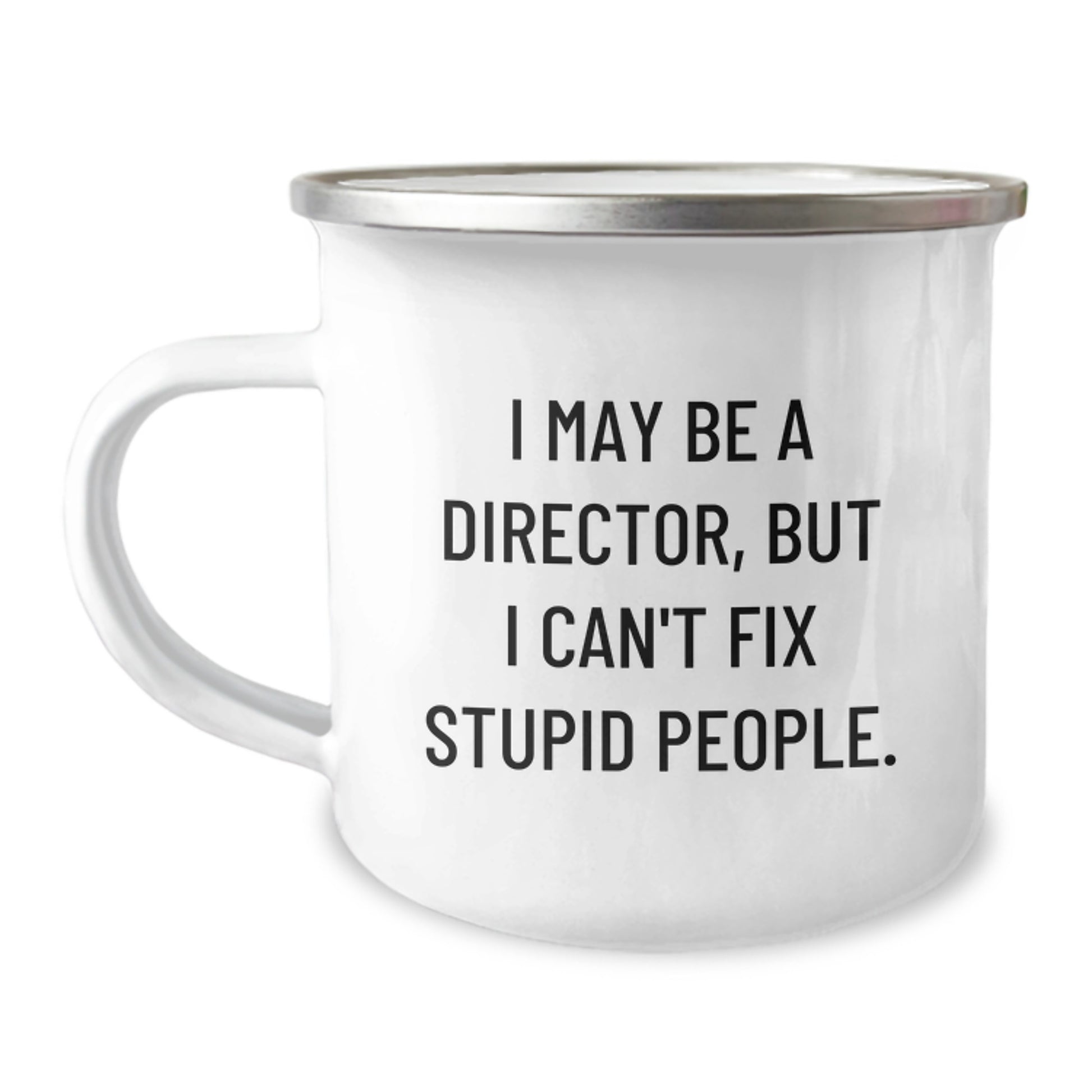 Birthday Gift for Her Director Camping Mug Present with Enamel Finish - Image 1