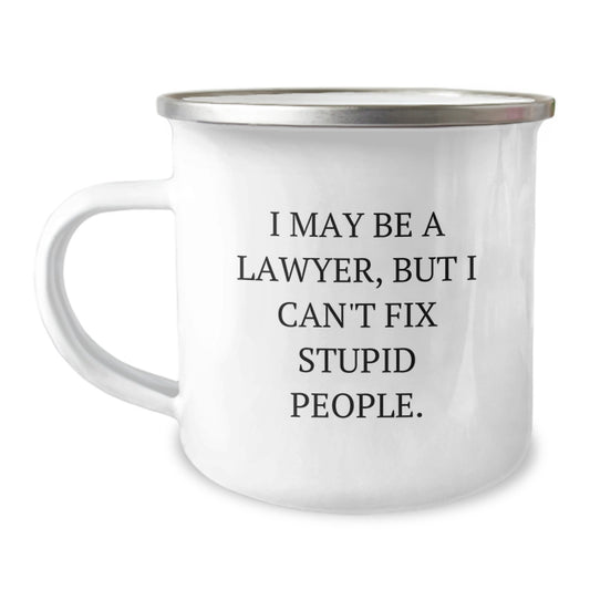 For Him Lawyer Keepsake Camping Mug Birthday Gift Ultimate Durable - Image 1