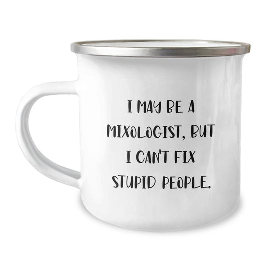 Mixologist Keepsake Camping Mug for Him 12oz Stainless Graduation Gift - Image 1