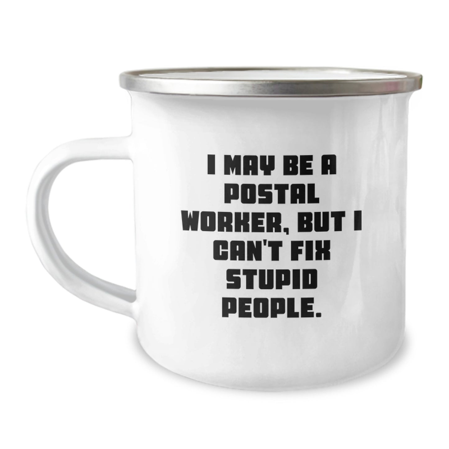 Funny Postal Worker Camping Mug, Gifts for Men, Unique Graduation Unique Gifts from Family - Image 1