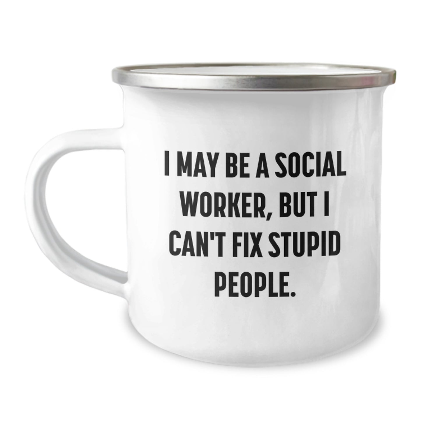 Funny Social Worker Camping Mug Gifts from Friends for Graduation Unique - Image 1